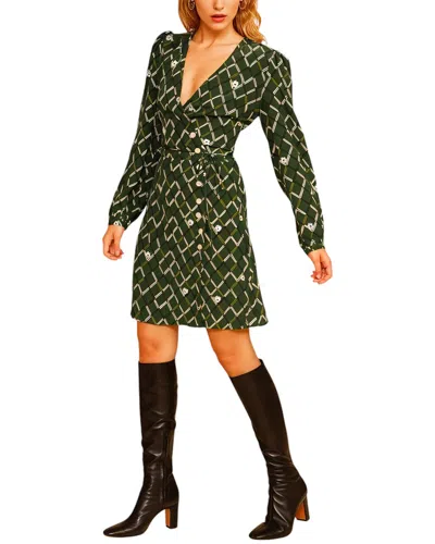 Adele Berto Dress In Green