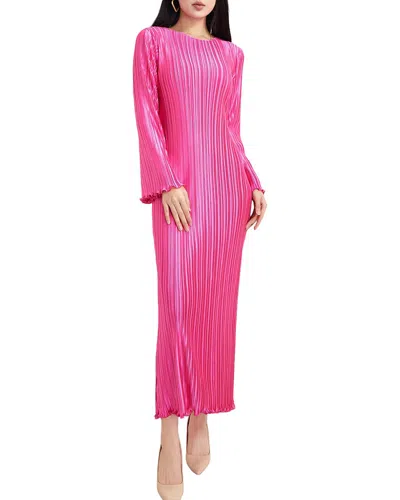 Adele Berto Dress In Rose Red