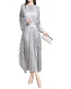 Adele Berto Dress In Silver