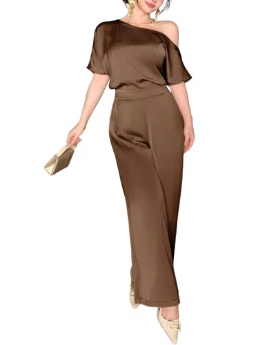 Adele Berto Jumpsuit In Green