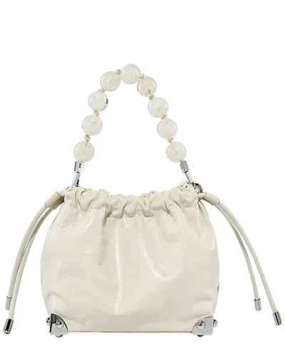 Adele Berto Leather Bucket Bag