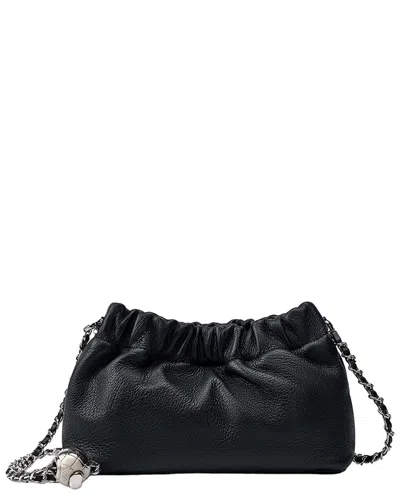 Adele Berto Leather Bucket Bag In Black