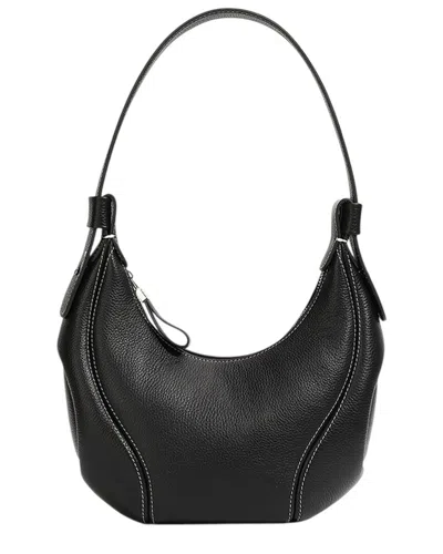 Adele Berto Leather Hobo Bag