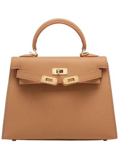 Adele Berto Leather Satchel Bag