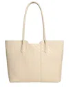 Adele Berto Leather Tote In Neutral