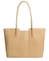 Adele Berto Leather Tote In Neutral