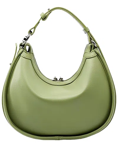 Adele Berto Leather Tote In Green