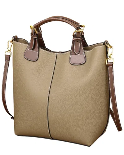ADELE BERTO ADELE BERTO LEATHER TOTE BAG