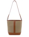 Adele Berto Leather Tote Bag In Nude
