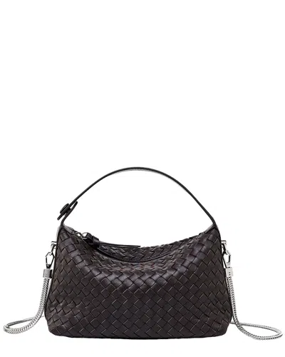Adele Berto Leather Tote In Black