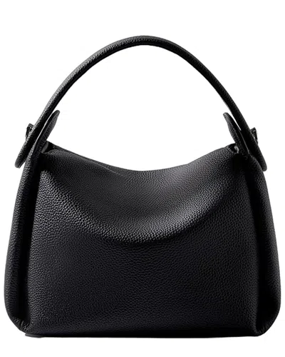 Adele Berto Leather Tote In Black