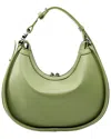 Adele Berto Leather Tote In Green