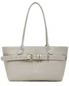 Adele Berto Leather Tote In Neutral