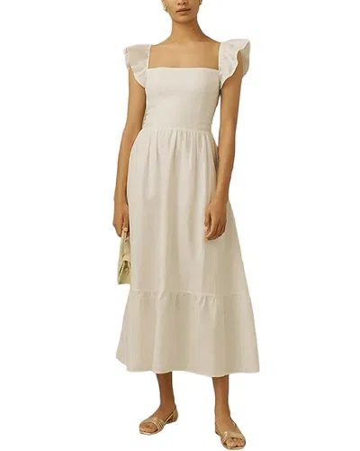 Adele Berto Linen Midi Dress