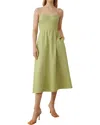 Adele Berto Linen Midi Dress