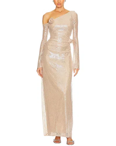 Adele Berto Maxi Dress In Pink