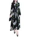 Adele Berto Maxi Dress In Multi