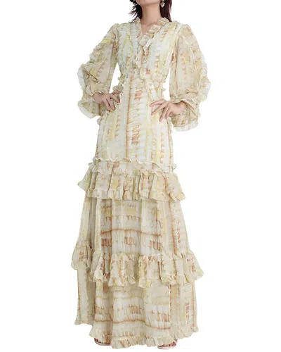 Adele Berto Maxi Dress In White