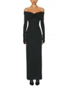 Adele Berto Maxi Dress In Black