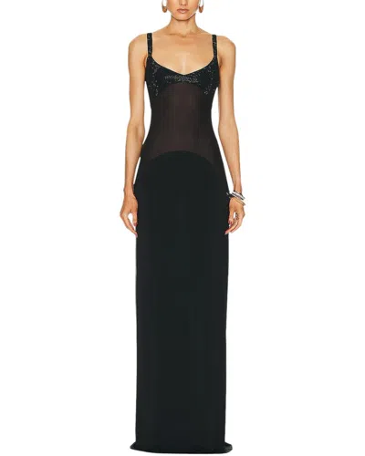 Adele Berto Maxi Dress In Black