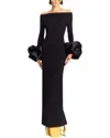 Adele Berto Maxi Dress In Black