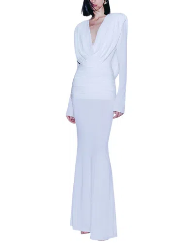 Adele Berto Maxi Dress In Blue