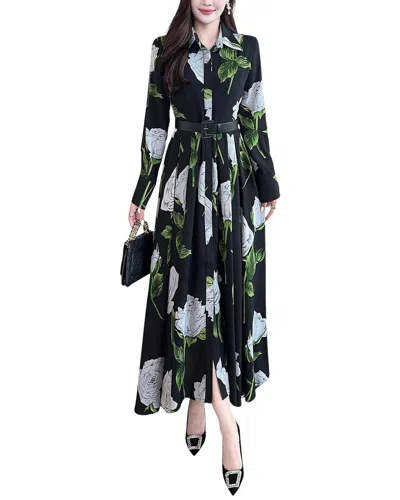 Adele Berto Maxi Dress In Multi