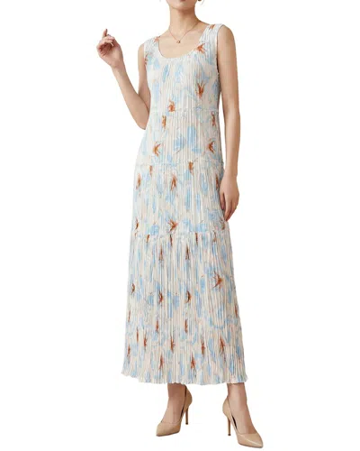 Adele Berto Maxi Dress In Blue