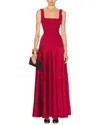 Adele Berto Maxi Dress In Red