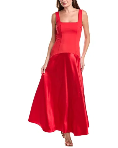 Adele Berto Maxi Dress In Red