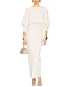 Adele Berto Maxi Dress In White
