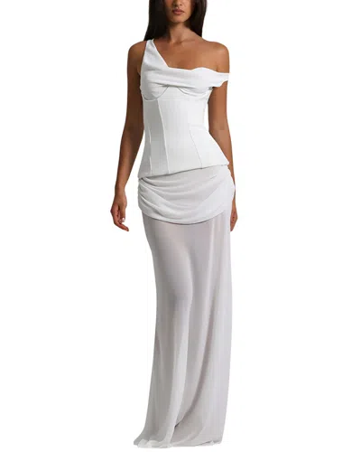 Adele Berto Maxi Dress In White