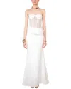 Adele Berto Maxi Dress In White