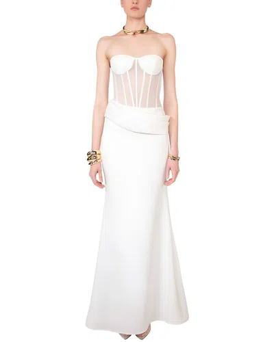 Adele Berto Maxi Dress In White