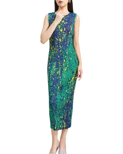 Adele Berto Midi Dress In Green