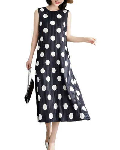 Adele Berto Midi Dress In Black