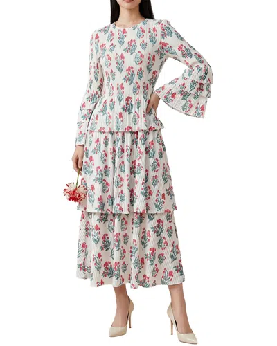 Adele Berto Midi Dress In Multi