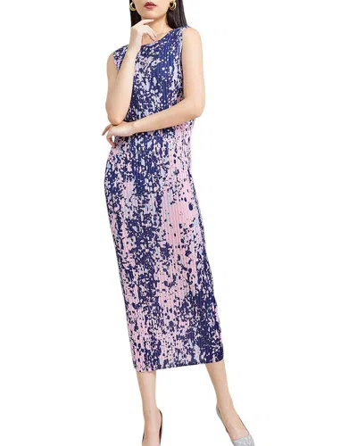Adele Berto Midi Dress In Pink