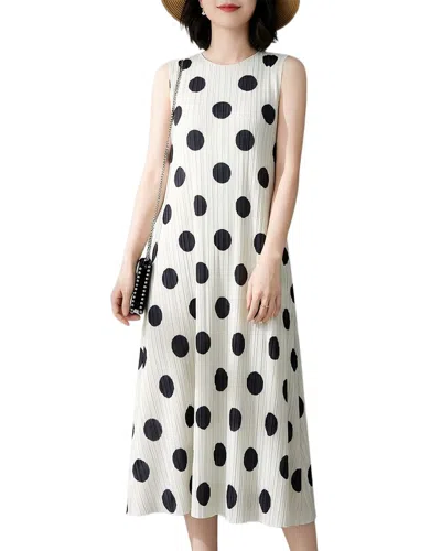 Adele Berto Midi Dress In White