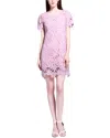Adele Berto Mini Dress In Pink