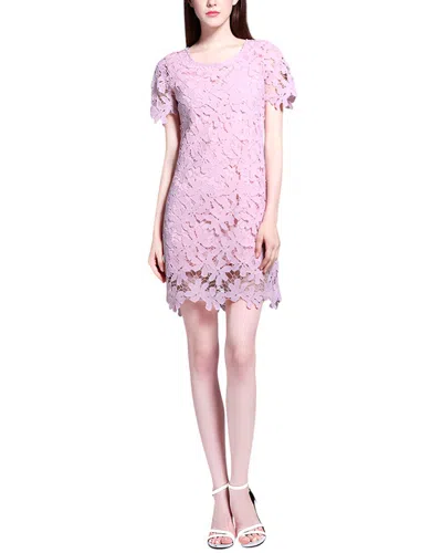 Adele Berto Mini Dress In Pink