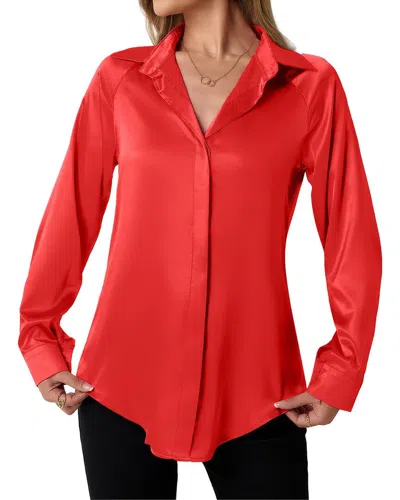 Adele Berto Shirt In Red