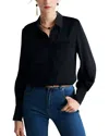 Adele Berto Silk Blouse In Black