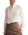 Adele Berto Silk Blouse In Neutral