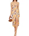 Adele Berto Silk Midi Dress
