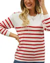 Adele Berto Sweater In Red