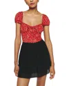Adele Berto Top In Red