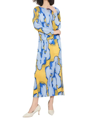 Adele Berto Top & Skirt Set In Blue