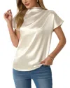 Adele Berto Top In Neutral
