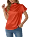 Adele Berto Top In Orange